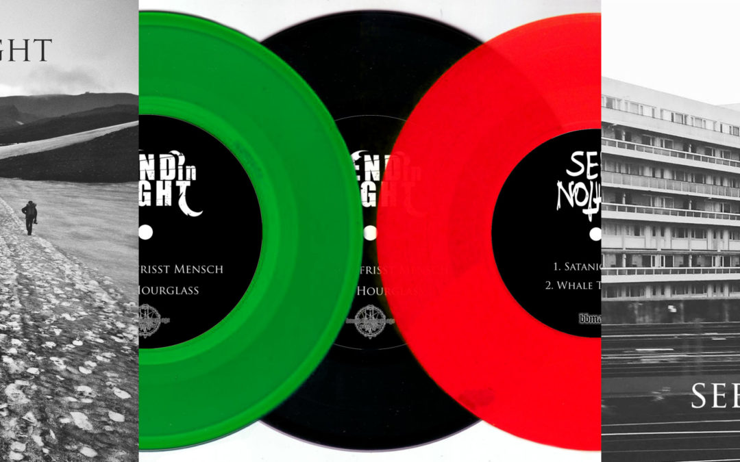 New Pre-Order online:    No End In Sight & Seek Nothing – Split 7″