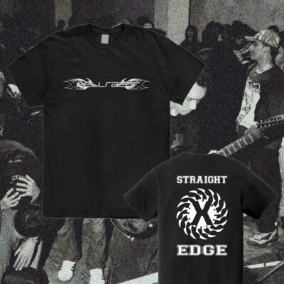 xhellrazorx straight edge shirt (Pre-Order)