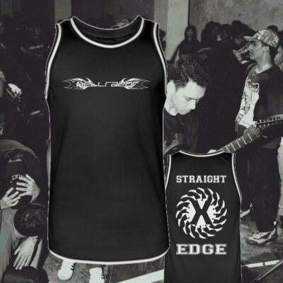 xhellrazorx straight edge jersey tank-top (Pre-Order)